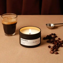 Load image into Gallery viewer, Coffee Scented Glass Candle - 165g